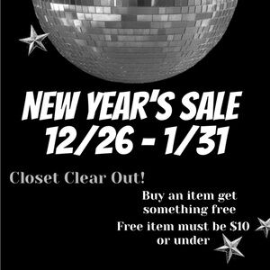 New Year's Sale 🪩